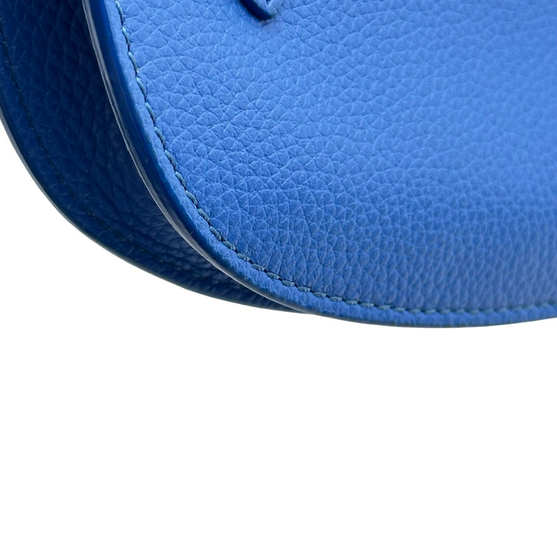 クリスチャン・ディオール Christian Dior サドルボディバッグ ブルー