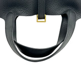 エルメス HERMES ピコタンロックPM K刻印 ブラック ゴールド金具 トリヨン レディース ハンドバッグ