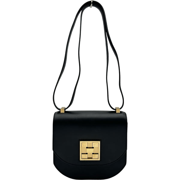 エルメス HERMES モザイク24-17 D刻印 ブラック ゴールド金具 ボックス