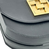 エルメス HERMES モザイク24-17 D刻印 ブラック ゴールド金具 ボックスカーフ レディース ショルダーバッグ