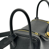 エルメス HERMES リンディ ミニ Z刻印 ブラック ゴールド金具 トリヨン レディース ショルダーバッグ