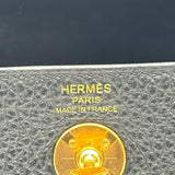 エルメス HERMES リンディ ミニ Z刻印 ブラック ゴールド金具 トリヨン レディース ショルダーバッグ