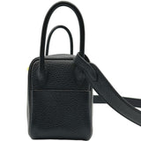エルメス HERMES リンディ ミニ Z刻印 ブラック ゴールド金具 トリヨン レディース ショルダーバッグ