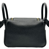 エルメス HERMES リンディ ミニ Z刻印 ブラック ゴールド金具 トリヨン レディース ショルダーバッグ
