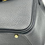 エルメス HERMES リンディ ミニ Z刻印 ブラック ゴールド金具 トリヨン レディース ショルダーバッグ