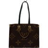 ルイ・ヴィトン LOUIS VUITTON オンザゴーMM M45321 ブラウン ジャイアント・モノグラム・リバース レディース ハンドバッグ