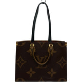 ルイ・ヴィトン LOUIS VUITTON オンザゴーMM M45321 ブラウン ジャイアント・モノグラム・リバース レディース ハンドバッグ