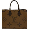 ルイ・ヴィトン LOUIS VUITTON オンザゴーMM M45321 ブラウン ジャイアント・モノグラム・リバース レディース ハンドバッグ