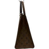 ルイ・ヴィトン LOUIS VUITTON オンザゴーMM M45321 ブラウン ジャイアント・モノグラム・リバース レディース ハンドバッグ