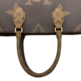 ルイ・ヴィトン LOUIS VUITTON オンザゴーMM M45321 ブラウン ジャイアント・モノグラム・リバース レディース ハンドバッグ
