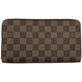 ルイ・ヴィトン LOUIS VUITTON ジッピー・オーガナイザー N60003 ブラウン ダミエ・キャンバス レディース 長財布