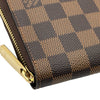 ルイ・ヴィトン LOUIS VUITTON ジッピー・オーガナイザー N60003 ブラウン ダミエ・キャンバス レディース 長財布
