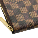 ルイ・ヴィトン LOUIS VUITTON ジッピー・オーガナイザー N60003 ブラウン ダミエ・キャンバス レディース 長財布