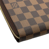 ルイ・ヴィトン LOUIS VUITTON ジッピー・オーガナイザー N60003 ブラウン ダミエ・キャンバス レディース 長財布