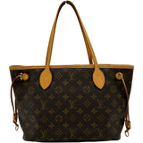 ルイ・ヴィトン LOUIS VUITTON ネヴァーフルPM M40155 ブラウン モノグラムキャンバス レディース トートバッグ