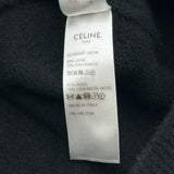 セリーヌ CELINE トリオンフ刺繡 クルーネック ニットセーター 2AC85048T ブラック ウール レディース セーター