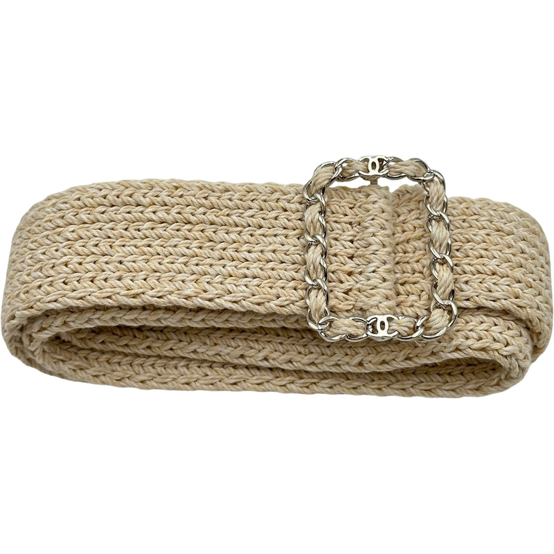 シャネル CHANEL ココマークベルトニットショートパンツ P78728
