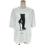 ディースクエアード DSQUARED Skate Moss Loose半袖Tシャツ S73GC0302 ホワイト コットン レディース 半袖Ｔシャツ