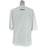 ディースクエアード DSQUARED Skate Moss Loose半袖Tシャツ S73GC0302 ホワイト コットン レディース 半袖Ｔシャツ