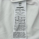 ディースクエアード DSQUARED Skate Moss Loose半袖Tシャツ S73GC0302 ホワイト コットン レディース 半袖Ｔシャツ