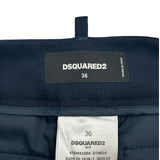 ディースクエアード DSQUARED 異素材切替デニムロングスカート S75MA1004 ネイビー デニム レディース ロングスカート