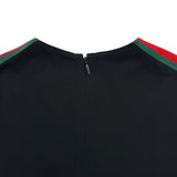 グッチ GUCCI シェリーライン半袖ワンピース 528977 ブラック レーヨン レディース ワンピース