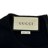 グッチ GUCCI シェリーライン半袖ワンピース 528977 ブラック レーヨン レディース ワンピース