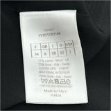 クリスチャン・ディオール Christian Dior CDボタンノースリーブワンピース 111R17A1166 ブラック ウール レディース ワンピース