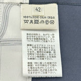 エルメス HERMES ベルト柄シルクノースリーブチュニック ネイビー シルク レディース チュニック