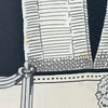 エルメス HERMES ベルト柄シルクノースリーブチュニック ネイビー シルク レディース チュニック