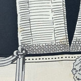 エルメス HERMES ベルト柄シルクノースリーブチュニック ネイビー シルク レディース チュニック