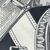 エルメス HERMES ベルト柄シルクノースリーブチュニック ネイビー シルク レディース チュニック
