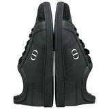 クリスチャン・ディオール Christian Dior CDロゴレザーローカットスニーカー KUK313CLD ブラック レザー メンズ スニーカー