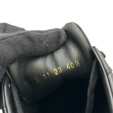 クリスチャン・ディオール Christian Dior CDロゴレザーローカットスニーカー KUK313CLD ブラック レザー メンズ スニーカー