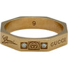 グッチ GUCCI オクタゴン リング ゴールド Au750 ダイヤモンド ジュエリー