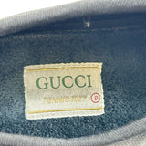 グッチ GUCCI テニス1977 GGシェリーライン ローカットスニーカー ブラック ナイロン レディース スニーカー