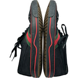 グッチ GUCCI テニス1977 GGシェリーライン ローカットスニーカー ブラック ナイロン レディース スニーカー