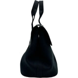 エルメス HERMES ヴィルパライソPM ブラック シルバー金具 トワル レディース ハンドバッグ