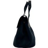 エルメス HERMES ヴィルパライソPM ブラック シルバー金具 トワル レディース ハンドバッグ