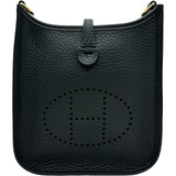 エルメス HERMES エヴリンTPM G刻印 ブラック ゴールド金具 トリヨン レディース ショルダーバッグ