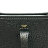 エルメス HERMES エヴリンTPM G刻印 ブラック ゴールド金具 トリヨン レディース ショルダーバッグ