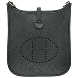 エルメス HERMES エヴリンTPM K刻印 ブラック トリヨン レディース ショルダーバッグ