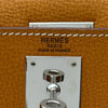 エルメス HERMES ケリー28 外縫い □K刻印 ナチュラル シルバー金具 ヴァッシュリエジェ レディース ショルダーバッグ