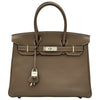 エルメス HERMES バーキン30 □L刻印 エトゥープ シルバー金具 トリヨン レディース ハンドバッグ