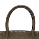 エルメス HERMES バーキン30 □L刻印 エトゥープ シルバー金具 トリヨン レディース ハンドバッグ