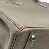 エルメス HERMES バーキン30 □L刻印 エトゥープ シルバー金具 トリヨン レディース ハンドバッグ