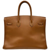 エルメス HERMES バーキン35 □E刻印 ゴールド ゴールド金具 クシュベル レディース ハンドバッグ