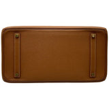 エルメス HERMES バーキン35 □E刻印 ゴールド ゴールド金具 クシュベル レディース ハンドバッグ