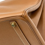 エルメス HERMES バーキン35 □E刻印 ゴールド ゴールド金具 クシュベル レディース ハンドバッグ