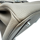 エルメス HERMES バーキン35 B刻印 エトゥープ シルバー金具 トゴ メンズ ハンドバッグ